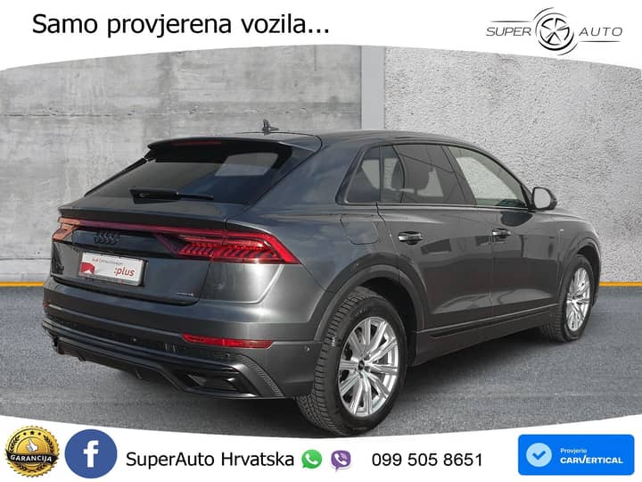 Audi Q8 50 TDI V6 quattro tiptronic S Line 286 KS, ZRAČNI+ACC+GR SJED+360+MATRIX
