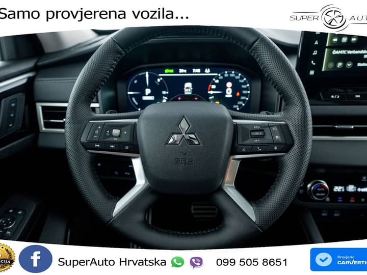 Mitsubishi Outlander 2.4 MIVEC 4WD Aut. Diamond 306 KS, ACC+360+4xGR SJED+PANO