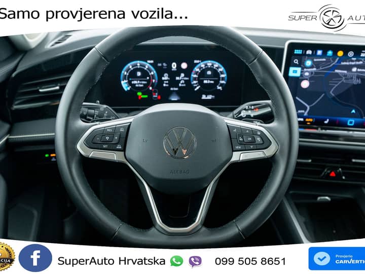 VW Passat Variant 1.5 eTSI DSG Business 150 KS, ACC+360+GR SJED+VIRT+NAVI+MASAŽA