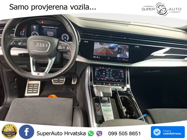 Audi Q8 50 TDI V6 quattro tiptronic S Line 286 KS, ZRAČNI+ACC+GR SJED+360+PDC