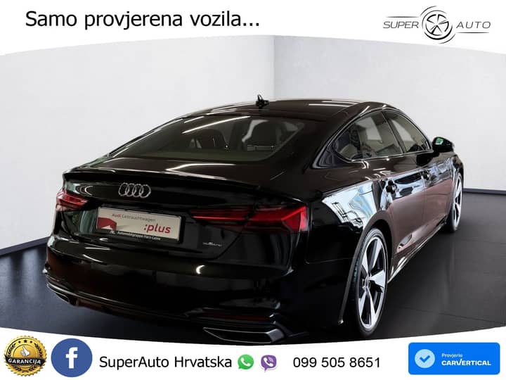 Audi A5 SB 40 TFSI quattro S tronic S line 204 KS, KAM+LED+GR SJED+VIRT+ASIST