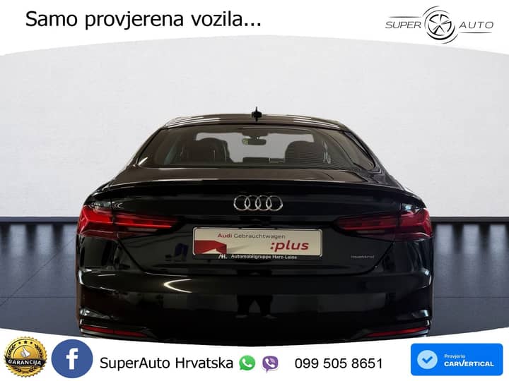 Audi A5 SB 40 TFSI quattro S tronic S line 204 KS, KAM+LED+GR SJED+VIRT+ASIST