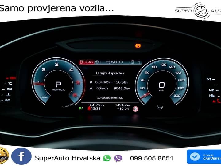 Audi A6 Avant 40 TDI quattro S tronic Advanced 204 KS, LED+ACC+GR SJED+PDC+VIRT