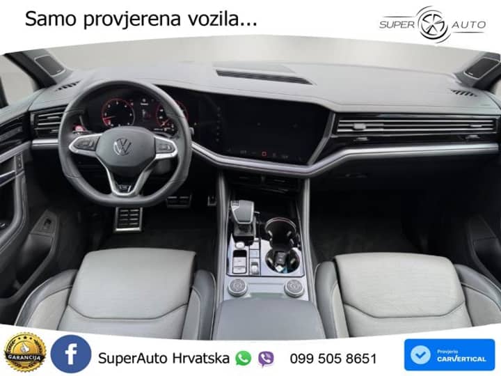 VW Touareg 3.0 TDI 4M Aut. R-Line 286 KS, PANO+ZRAČ+360+GR SJED+HEAD+ACC+KEY