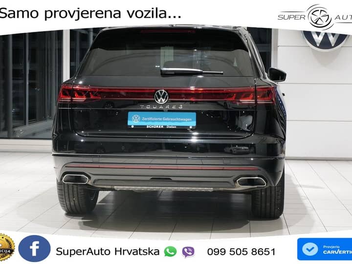 VW Touareg 3.0 TDI V6 4M Aut. Elegance 231 KS, MATRIX+ACC+GR SJED+KAM+PDC+ZRAČNI