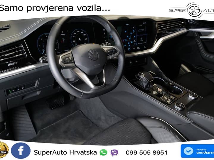 VW Touareg 3.0 TDI V6 4M Aut. Elegance 231 KS, MATRIX+ACC+GR SJED+KAM+PDC+ZRAČNI
