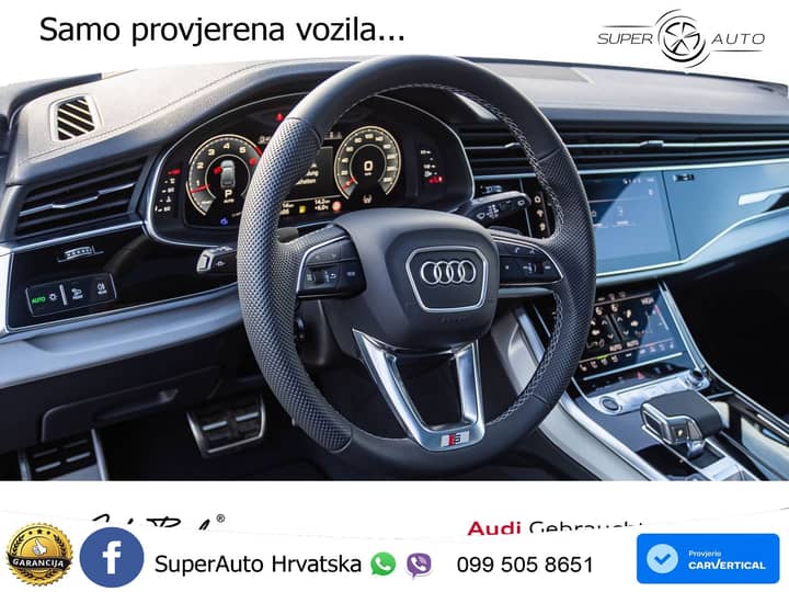 Audi Q7 55 TFSI quattro Aut. S line 340 KS, PANO+ZRAČ+360+GR SJED+HEAD+ACC+KEY