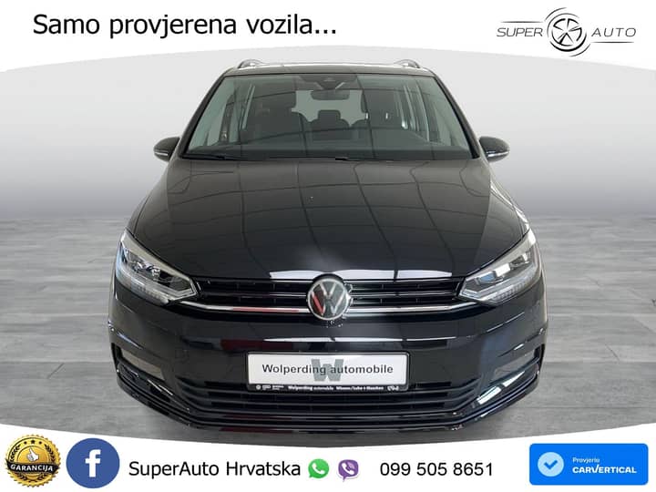 VW Touran 1.5 TSI DSG Highline 150 KS, 7-SJED+LED+ACC+GR SJED+KAM+PARK