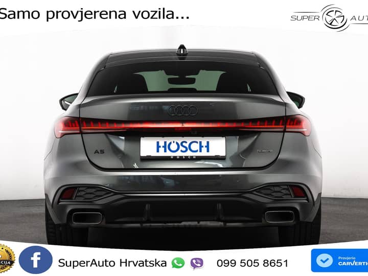Audi A5 2.0 TFSI quattro S tronic 2xS line 299 KS, MATRIX+ACC+GR SJED+PANO+360