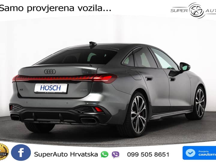 Audi A5 2.0 TFSI quattro S tronic 2xS line 299 KS, MATRIX+ACC+GR SJED+PANO+360