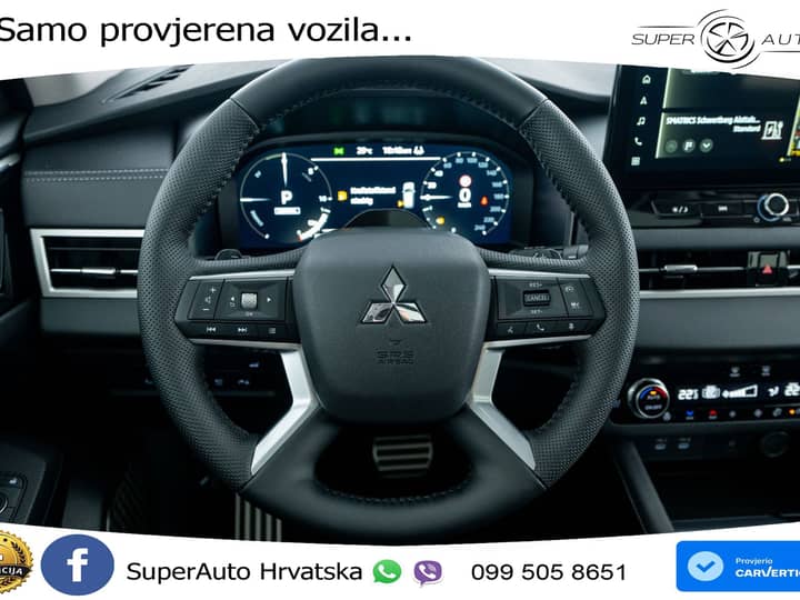 Mitsubishi Outlander 2.4 MIVEC 4WD Aut. Diamond 306 KS, ACC+360+4xGR SJED+PANO