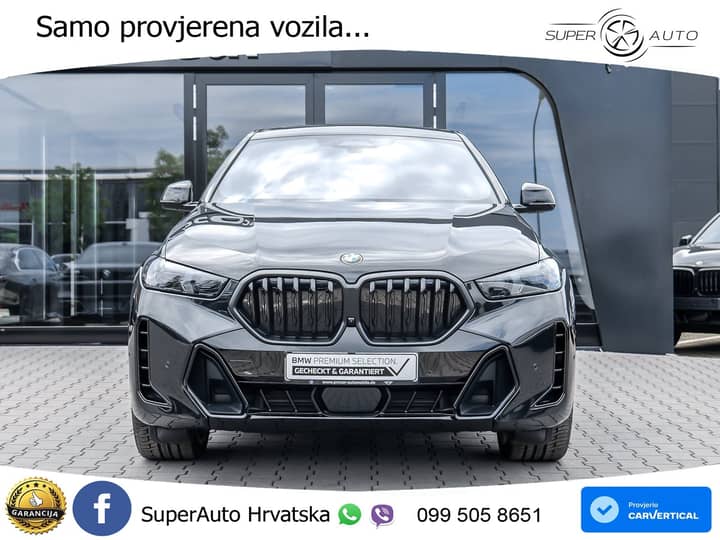 BMW X6 40d xDrive Steptronic M Sport 340 KS, LED+ACC+GR SJED+360+PANO