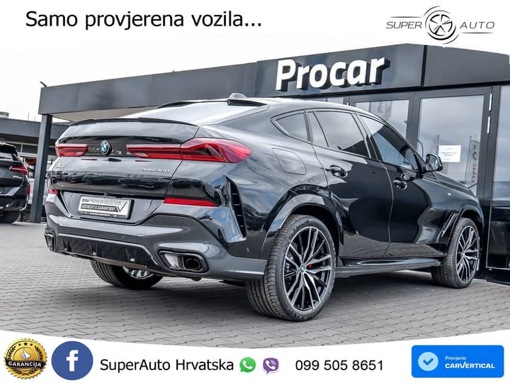 BMW X6 40d xDrive Steptronic M Sport 340 KS, LED+ACC+GR SJED+360+PANO