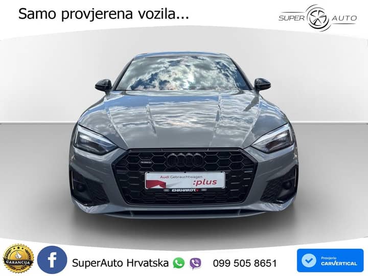 Audi A5 SB 40 TFSI quattro S tronic S line 204 KS, ACC+KAM+GR SJED+HEAD+ASIST
