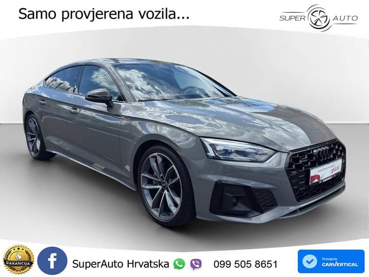 Audi A5 SB 40 TFSI quattro S tronic S line 204 KS, ACC+KAM+GR SJED+HEAD+ASIST