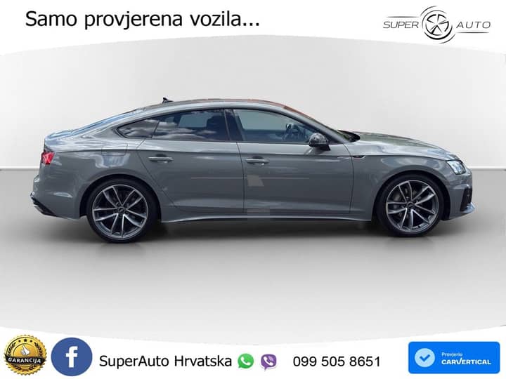 Audi A5 SB 40 TFSI quattro S tronic S line 204 KS, ACC+KAM+GR SJED+HEAD+ASIST