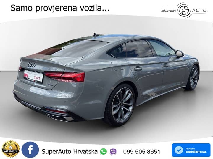 Audi A5 SB 40 TFSI quattro S tronic S line 204 KS, ACC+KAM+GR SJED+HEAD+ASIST