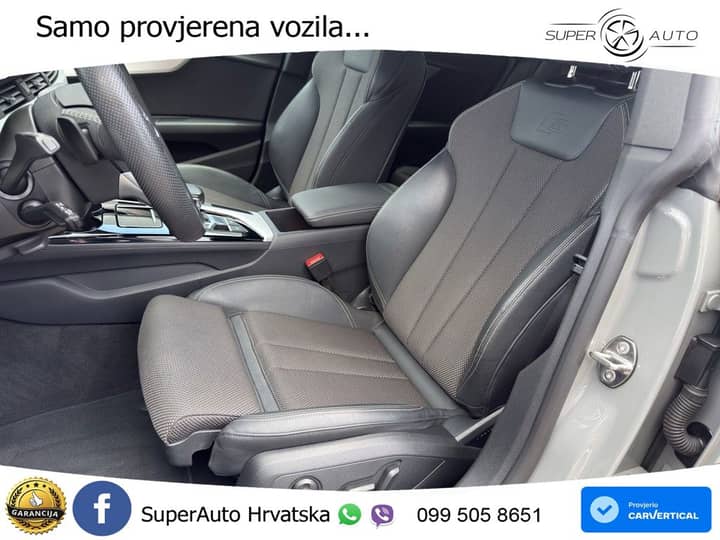Audi A5 SB 40 TFSI quattro S tronic S line 204 KS, ACC+KAM+GR SJED+HEAD+ASIST