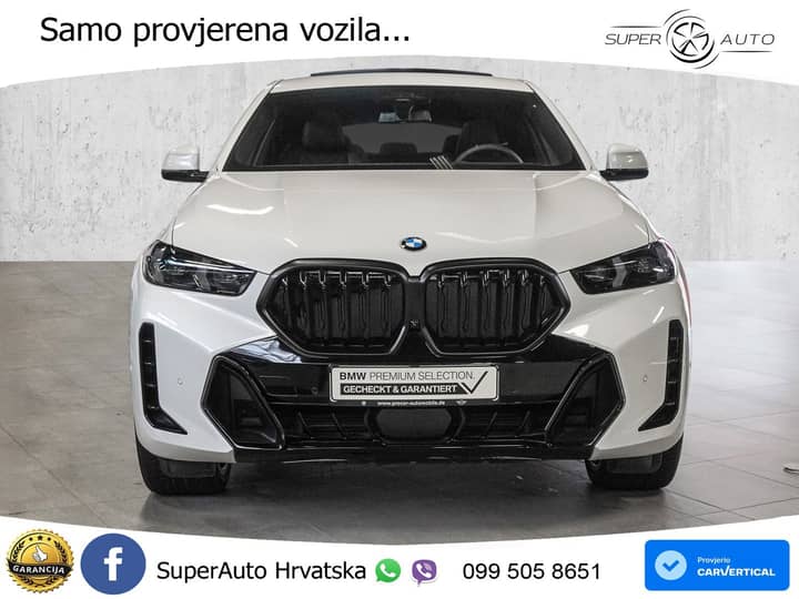 BMW X6 40d xDrive Steptronic M Sport 340 KS, LED+ACC+GR SJED+360+PANO
