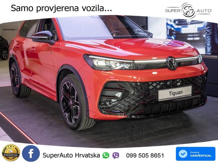 VW Tiguan 1.5 eTSI DSG R-Line 150 KS, LED+ACC+360+GR SJED+VIRT+PARK