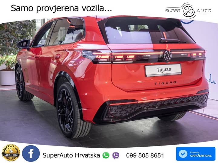 VW Tiguan 1.5 eTSI DSG R-Line 150 KS, LED+ACC+360+GR SJED+VIRT+PARK