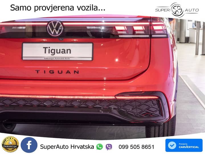 VW Tiguan 1.5 eTSI DSG R-Line 150 KS, LED+ACC+360+GR SJED+VIRT+PARK