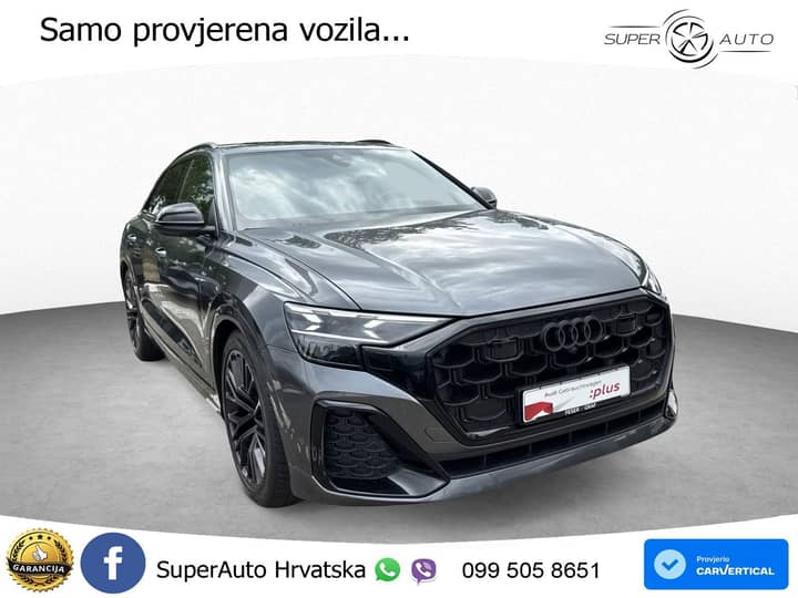Audi Q8 50 TDI V6 quattro tiptronic S Line 286 KS, ZRAČNI+ACC+4xGR SJED+360+PDC