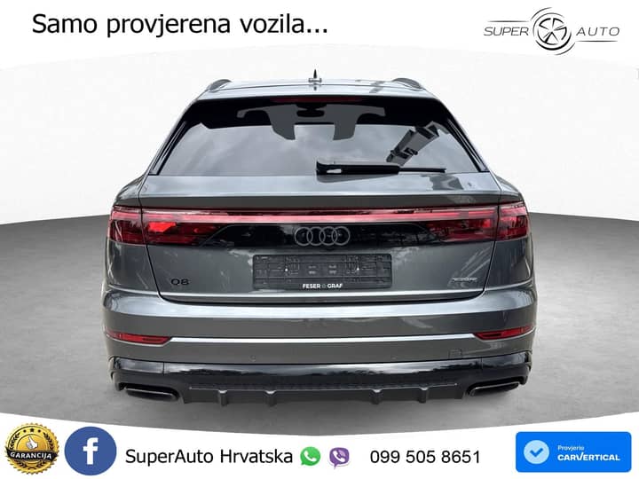 Audi Q8 50 TDI V6 quattro tiptronic S Line 286 KS, ZRAČNI+ACC+4xGR SJED+360+PDC