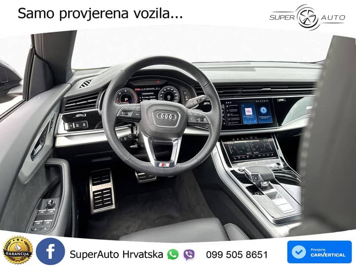 Audi Q8 50 TDI V6 quattro tiptronic S Line 286 KS, ZRAČNI+ACC+4xGR SJED+360+PDC