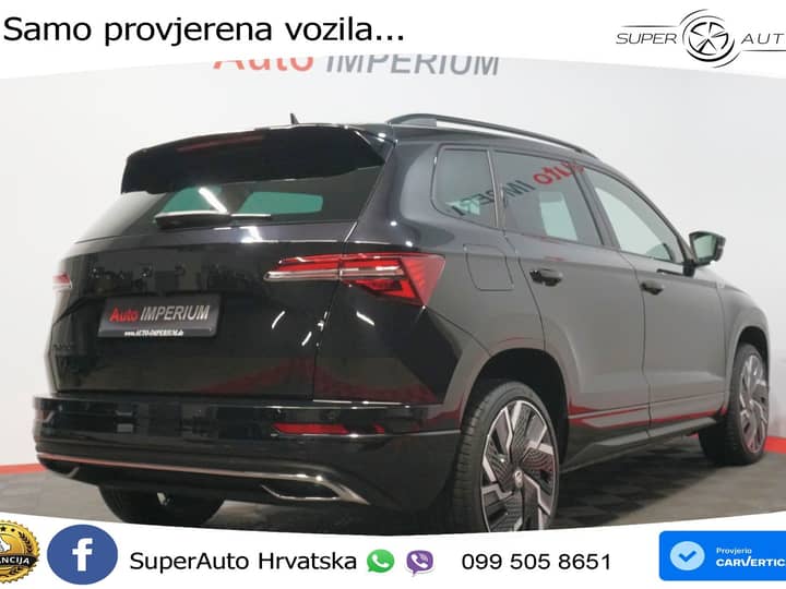 Škoda Karoq 1.5 TSI DSG Sportline 150 KS, ACC+KAM+LED+4xGR SJED+VIRT+NAVI+ASIST