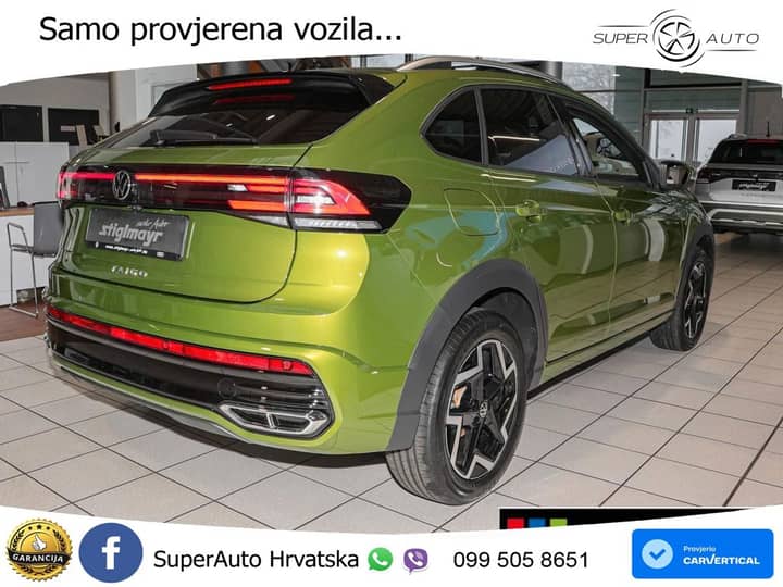 VW Taigo 1.5 TSI DSG R-Line 150 KS, LED+ACC+VIRT+GR SJED+KAM+PARK