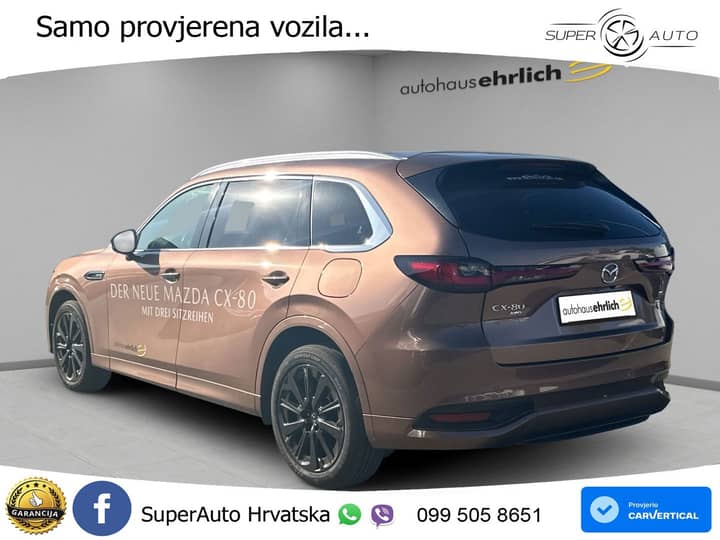 Mazda CX-80 3.3 e-Skyactiv AWD Aut. Homura 254 KS, PANO+360+GR SJED+ACC+LANE