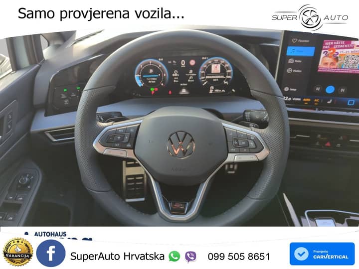 VW Golf 8 Variant 2.0 TDI DSG 150 KS, LED+ACC+HEAD+GR SJED+VIRT+KAM+PARK