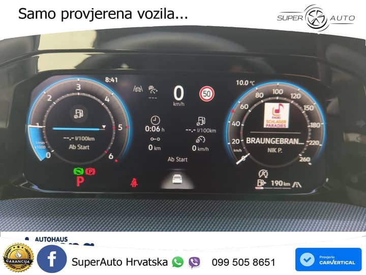 VW Golf 8 Variant 2.0 TDI DSG 150 KS, LED+ACC+HEAD+GR SJED+VIRT+KAM+PARK