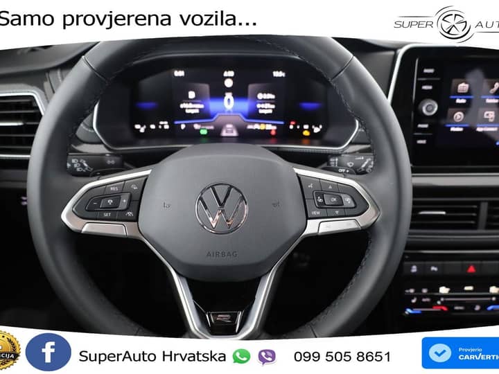 VW T-Cross 1.5 TSI DSG R-Line 150 KS, ACC+KAM+KEY+GR SJED+VIRT+LANE