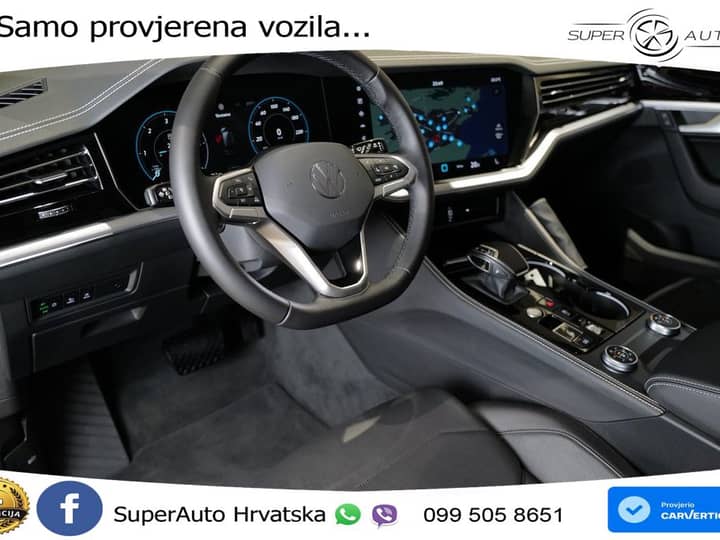 VW Touareg 3.0 TDI V6 4M Aut. 231 KS, ZRAČNI+LED+ACC+GR SJED+KAM+PDC