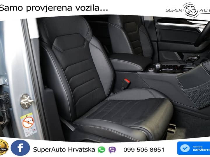 VW Touareg 3.0 TDI V6 4M Aut. 231 KS, ZRAČNI+LED+ACC+GR SJED+KAM+PDC