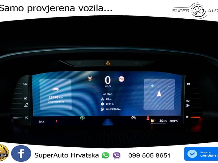 Škoda Octavia Combi 2.0 TDI DSG Selection 150 KS, KAM+4xGR SJED+PANO+VIRT