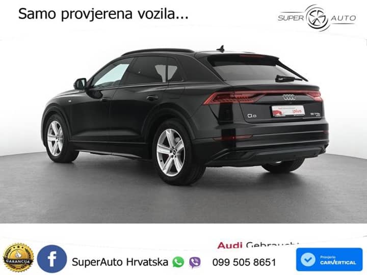 Audi Q8 55 TFSIe quattro Aut. S line 381 KS, ZRAČNI+LED+KAM+GR SJED+HEAD+VIRT