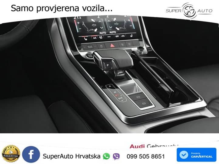 Audi Q8 55 TFSIe quattro Aut. S line 381 KS, ZRAČNI+LED+KAM+GR SJED+HEAD+VIRT