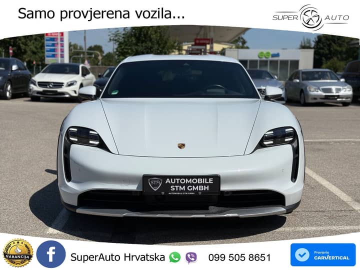 Porsche Taycan Cross Turismo 476 KS, ZRAČ+360+ACC+GR SJED+KEY+VIRT+LANE