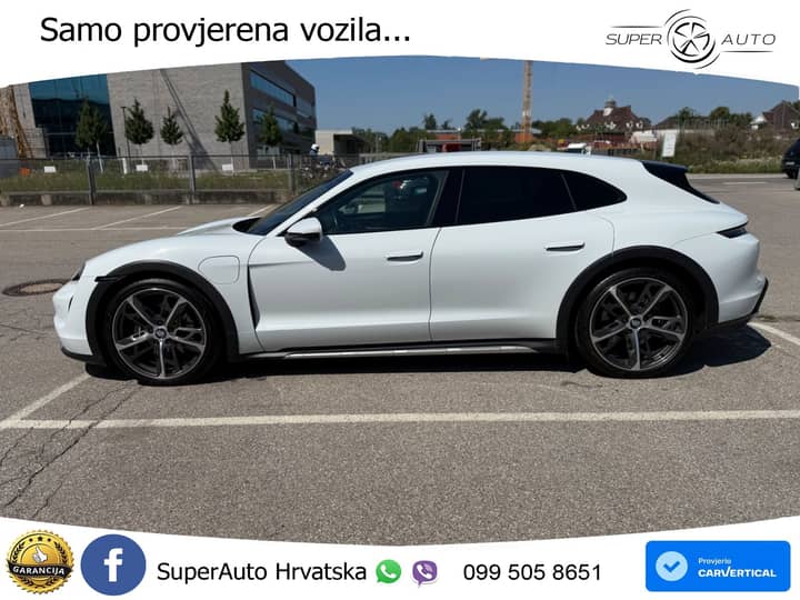 Porsche Taycan Cross Turismo 476 KS, ZRAČ+360+ACC+GR SJED+KEY+VIRT+LANE