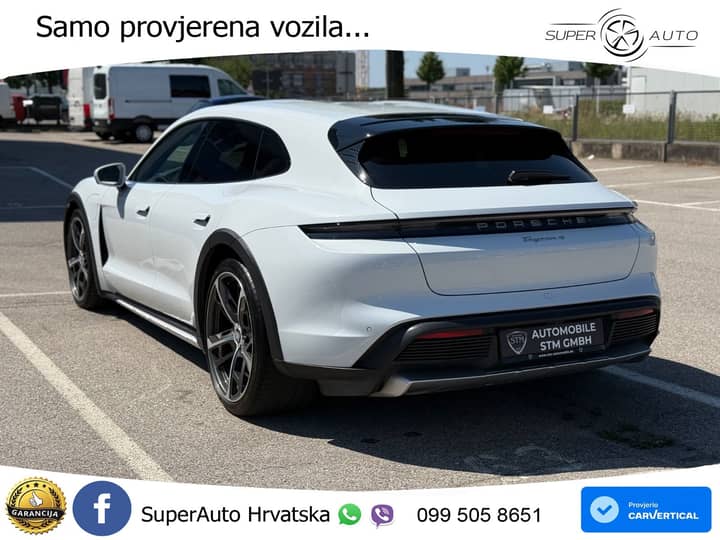 Porsche Taycan Cross Turismo 476 KS, ZRAČ+360+ACC+GR SJED+KEY+VIRT+LANE