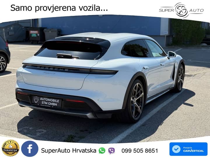 Porsche Taycan Cross Turismo 476 KS, ZRAČ+360+ACC+GR SJED+KEY+VIRT+LANE