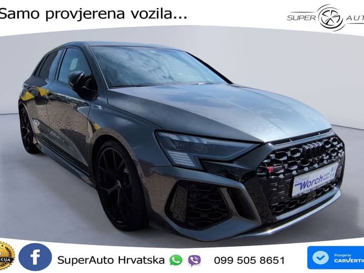 Audi RS3 SB 2.5 TFSI quattro S tronic 400 KS, ACC+KAM+GR SJED+PANO+VIRT+ASIST