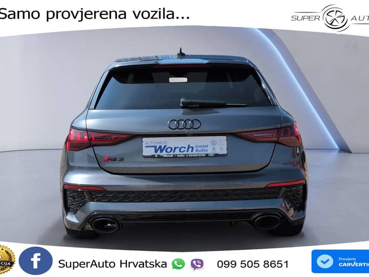 Audi RS3 SB 2.5 TFSI quattro S tronic 400 KS, ACC+KAM+GR SJED+PANO+VIRT+ASIST