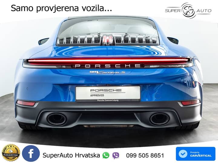 Porsche 911 Carrera S (992.2) 3.0 PDK 480 KS, ACC+LED+360+GR SJED+CHRONO+PANO
