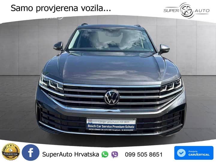 VW Touareg 3.0 TDI V6 4M Aut. Elegance 231 KS, PANO+MATRIX+ACC+GR SJED+KAM+PDC