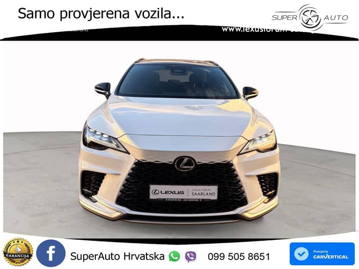 Lexus RX 450h E-Four Aut. F Sport Design 309 KS, PANO+360+ACC+GR SJED+VIRT+LANE