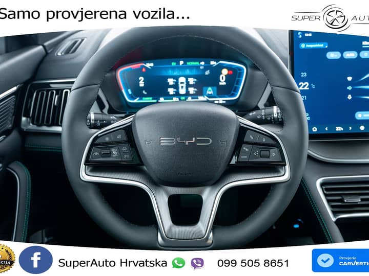 NOVO BYD Seal U DM-i 1.5L Aut. Boost 218 KS, ACC+360+GR SJED+PANO+HEAD+VIRT